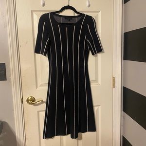Ann Taylor vertical striped dress